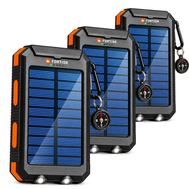 3 Fortisk Emergency Solar Power Banks